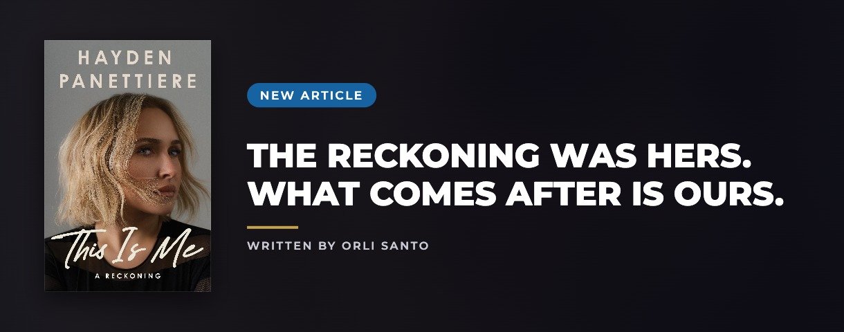 Spotlight banner: The Reckoning Was Hers. What Comes After Is Ours. Written by Orli Santo.