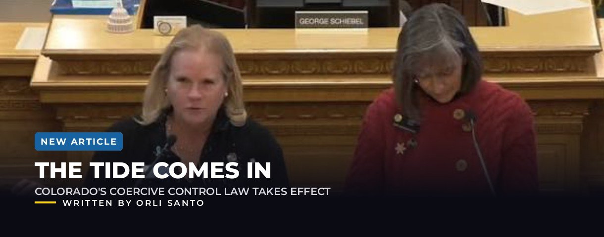 The Tide Comes In: Colorado's Coercive Control Law Takes Effect — spotlight banner
